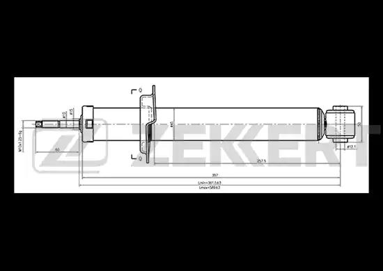 Стойка амортизатора ваз 2108 чертеж