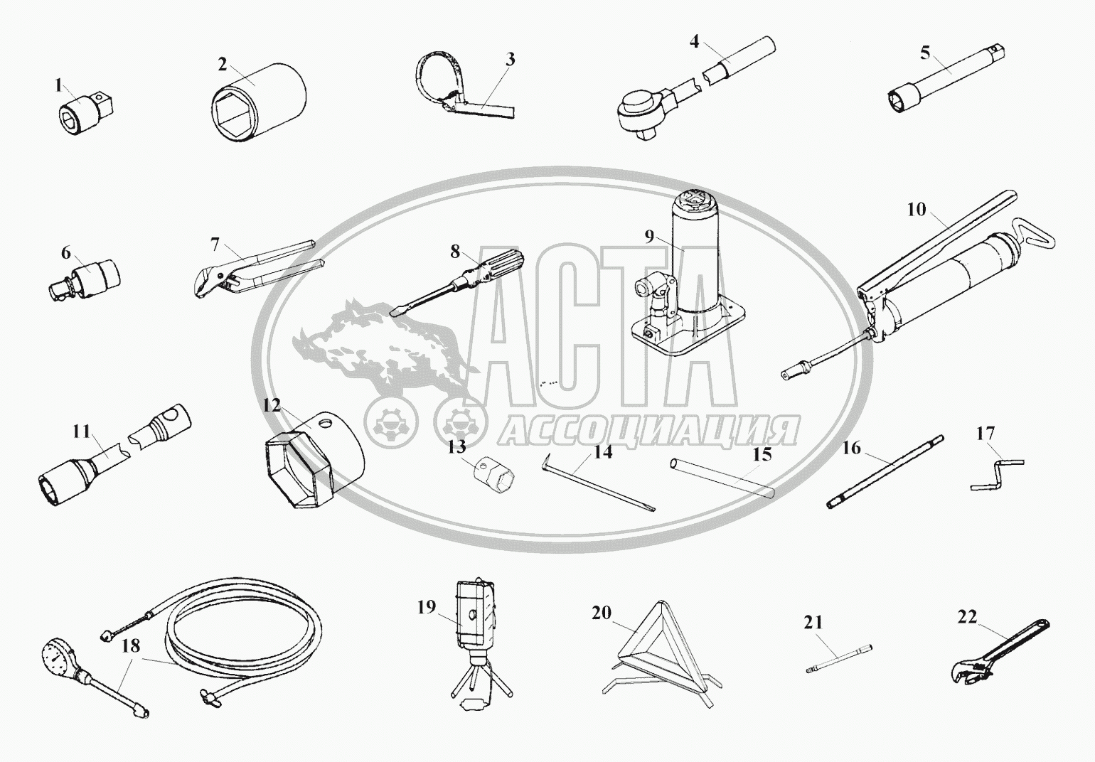 Driver Tool для грузового автомобиля FAW CA4250P66K24T1E