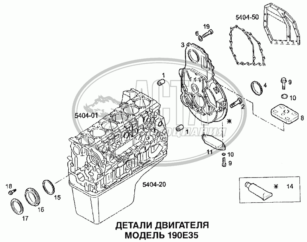 Детали двигателя для грузового автомобиля IVECO EUROTECH CURSOR