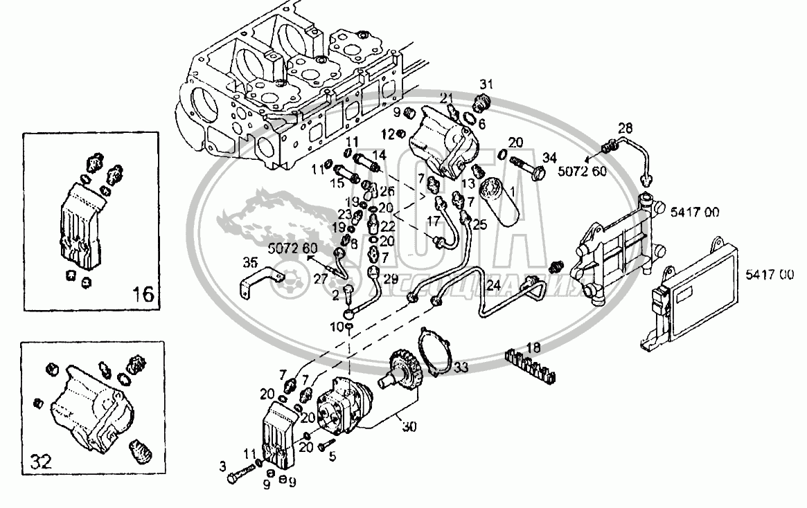 Система впрыска топлива для грузового автомобиля IVECO EUROTECH CURSOR