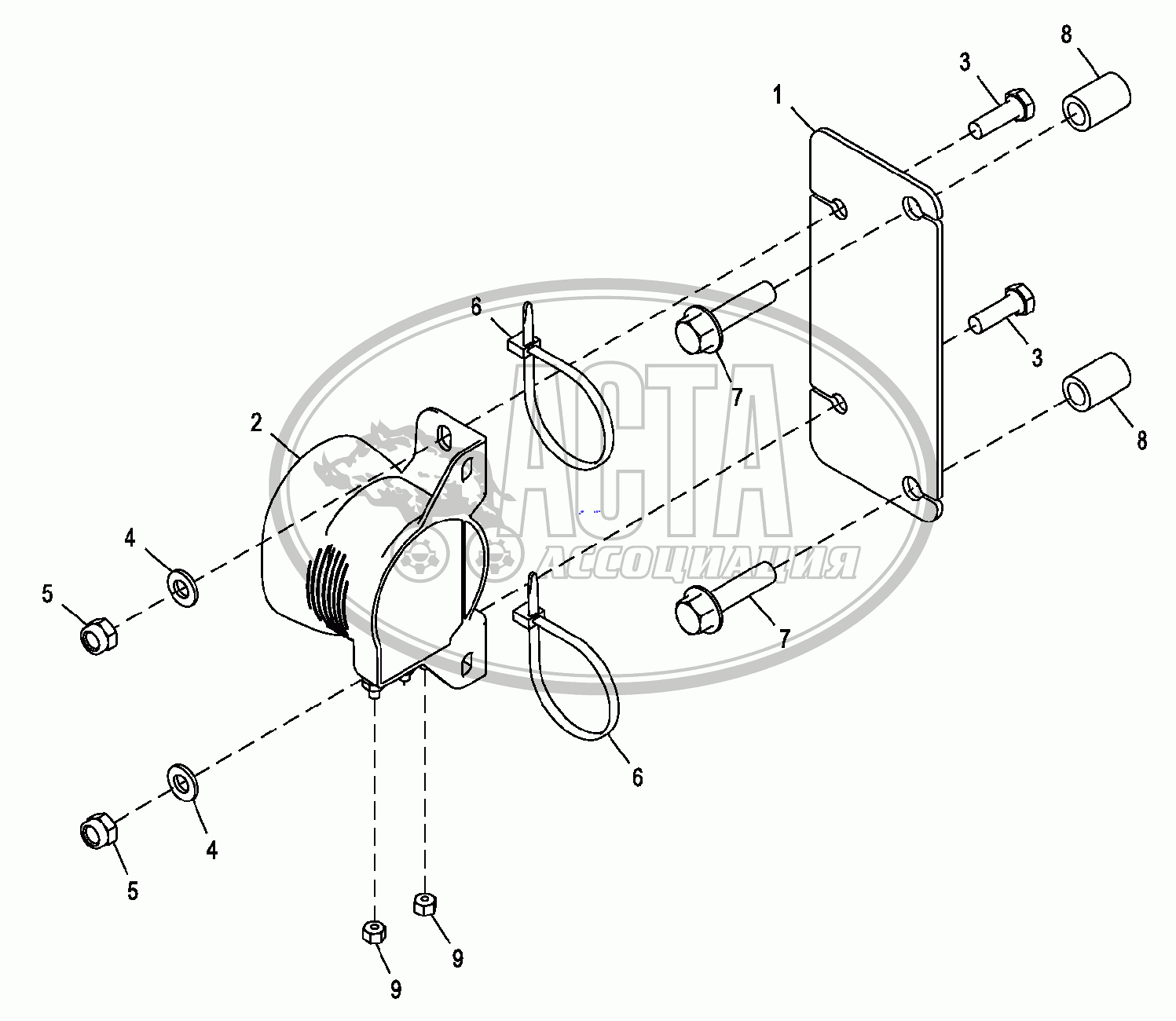 Звуковой сигнал заднего хода для JOHN DEERE JD-315SK(ЧАСТЬ 2)