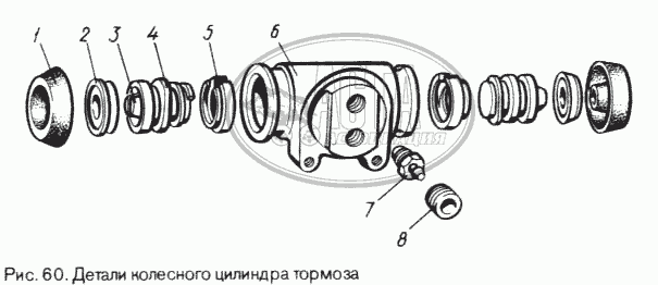 Трос ручного тормоза Луаз Luaz