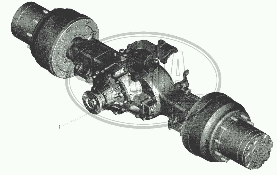 Мост задний МАЗ-543208 для грузового автомобиля МАЗ-5551 (2003)