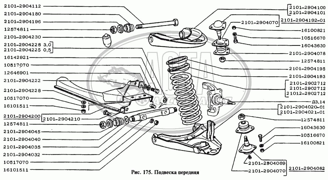 Подвеска передняя для ВАЗ-2104