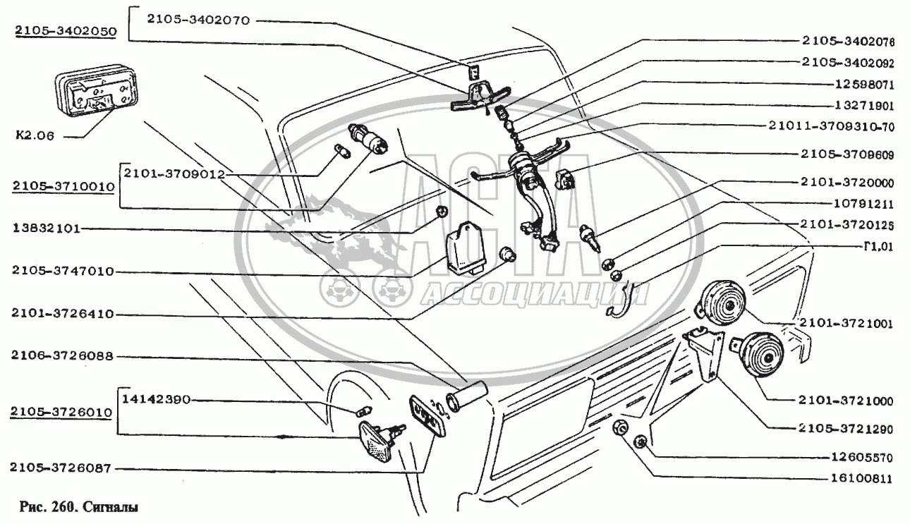 Сигналы для ВАЗ-2105