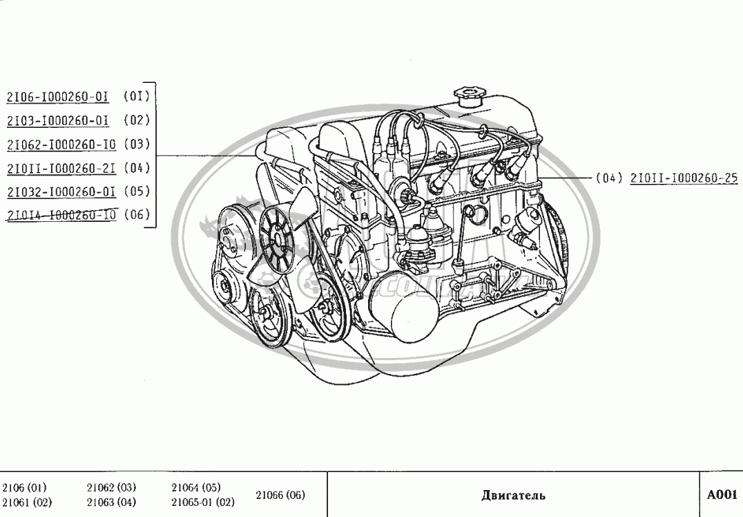 Двигатель для ВАЗ-2106