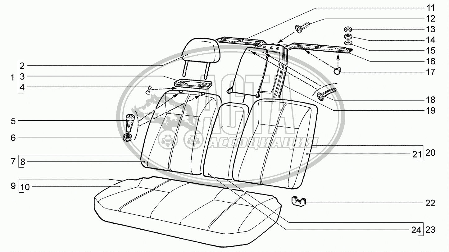 Каталог запчастей ВАЗ-2170 (LADA Priora)