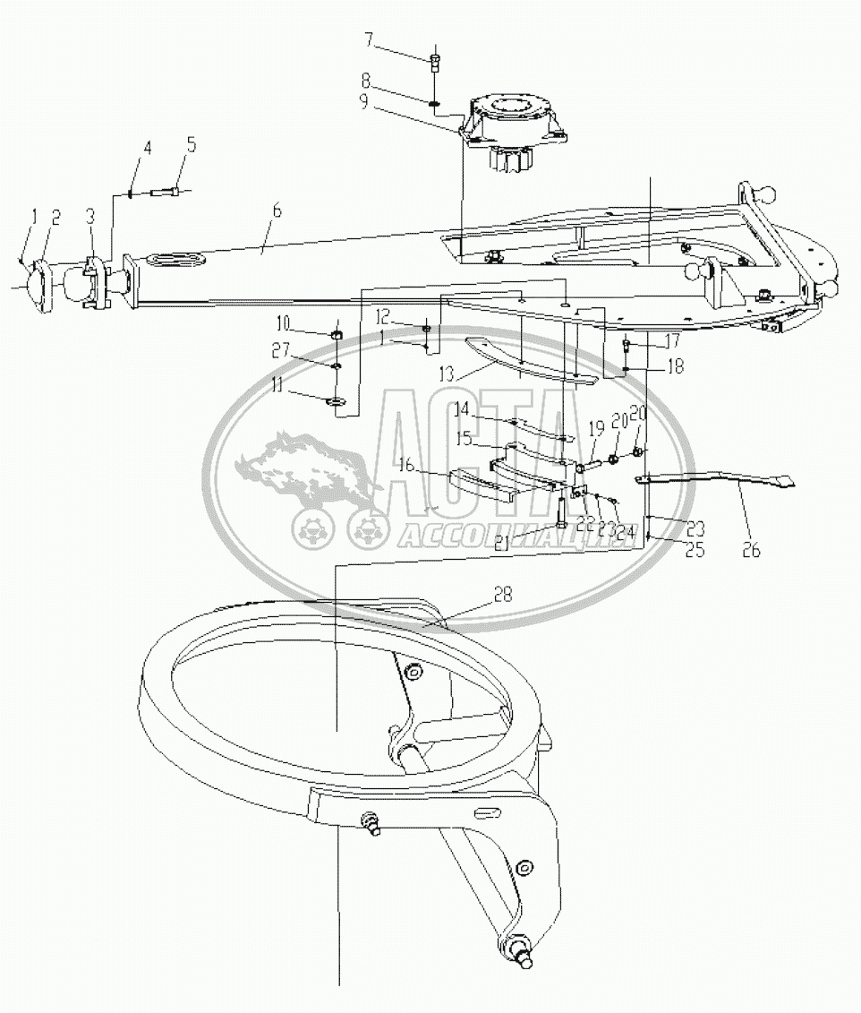 380301061 Work Equipment для XCMG АВТОГРЕЙДЕР-GR135